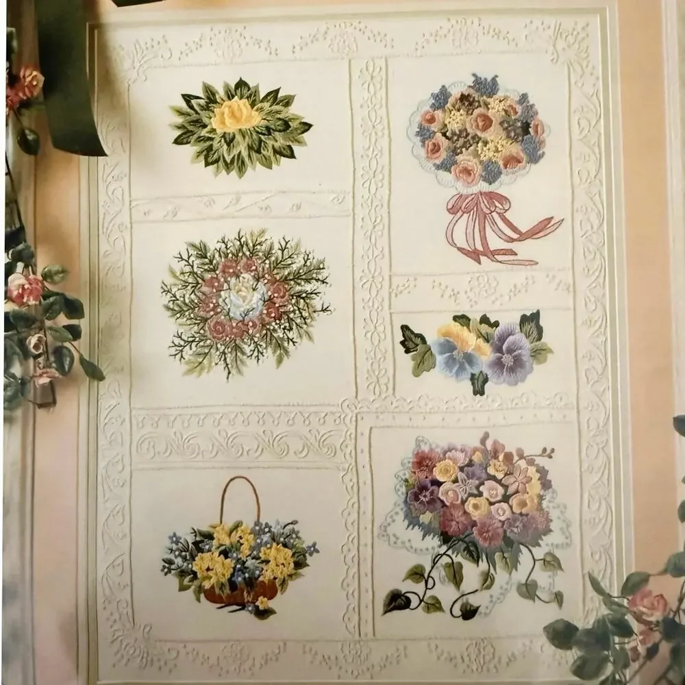 Candamar Candlewicking Kit • Victorian Nosegay • 1994 • Incomplete